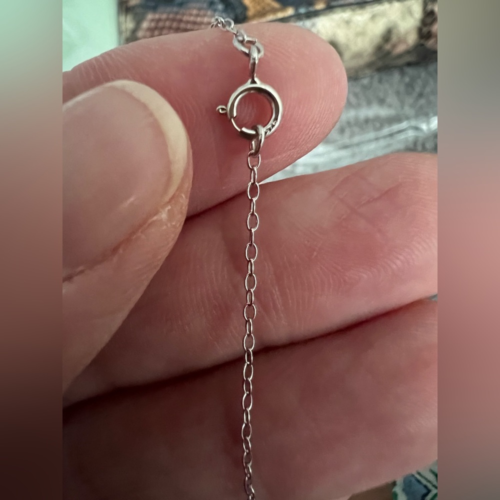 Sterling Silver 925 "NANA" Pendant Necklace & Earrings NWT retail $100 - Picture 5 of 7